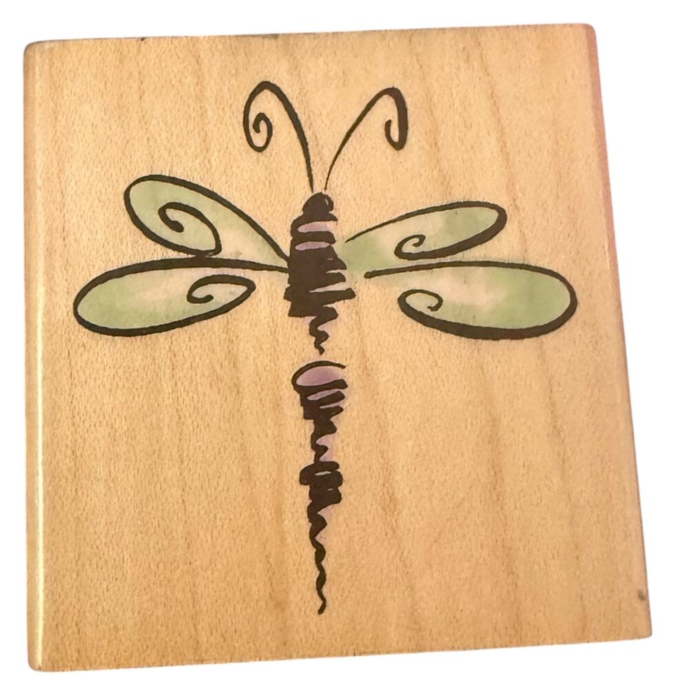 Penny Black Dragonfly Sketch 1770E Crafting Card Making Rubber Stamp